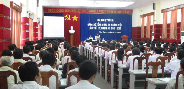 Khai mạc đại hội Đảng bộ TCT Khánh Việt nhiệm kỳ IX (2010- 2015)